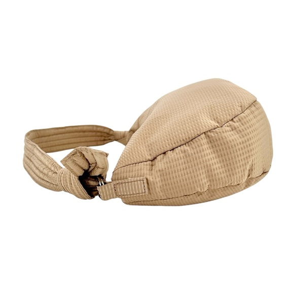 HVISK Moon Shoulder Bag - Beige Textured Knot Detail Shoulder Bag - Picture 7 of 16